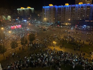 Belarus'ta seçim sonuçlarının ardından sokaklar karıştı