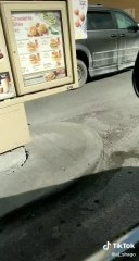Mini-Van Driver Accidentally Drives Vehicle With Broken Exhaust Pipe