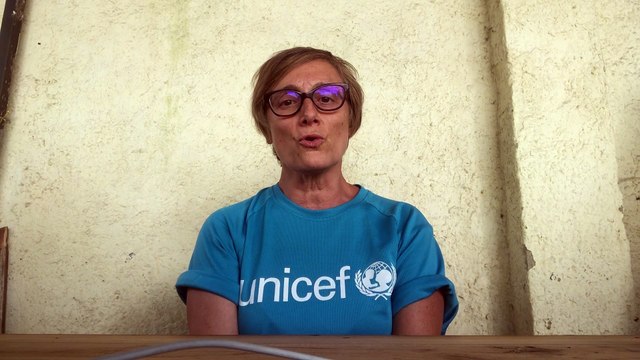 Raquel Fernández, directora de Comunicación y Alianzas Privadas de UNICEF Líbano, tras la explosión del puerto de Beirut