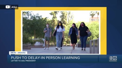 Letter to ASU president pushing to postpone in-person classes barricaded in home near 31st Avenue and Dunlap