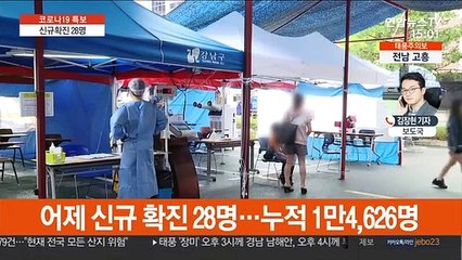 신규 확진 28명…남대문시장 집단감염은 교회발