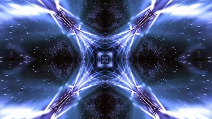Free Background, Space, Futuristic, Fractal, Kaleidoscope, Lights, Geometry, Abstract Animation HD