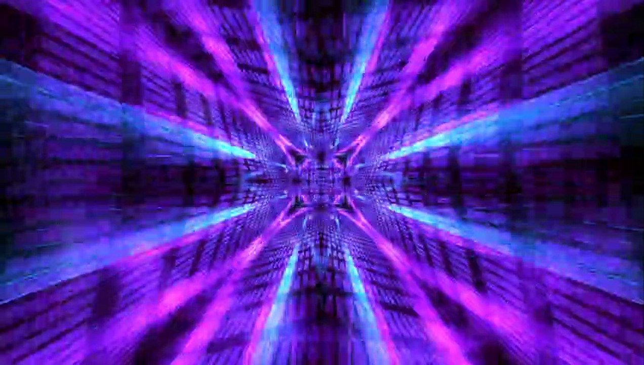 Free Background, Space, Futuristic, Fractal, Kaleidoscope, Lights, Geometry, Abstract Animation HD