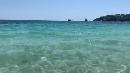 Hilos de combustible hallados en la playa de Magaluf