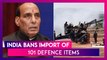Rajnath Singh Announces Ban On 101 Import Defence Items In Push For Make In India, Atmanirbhar India
