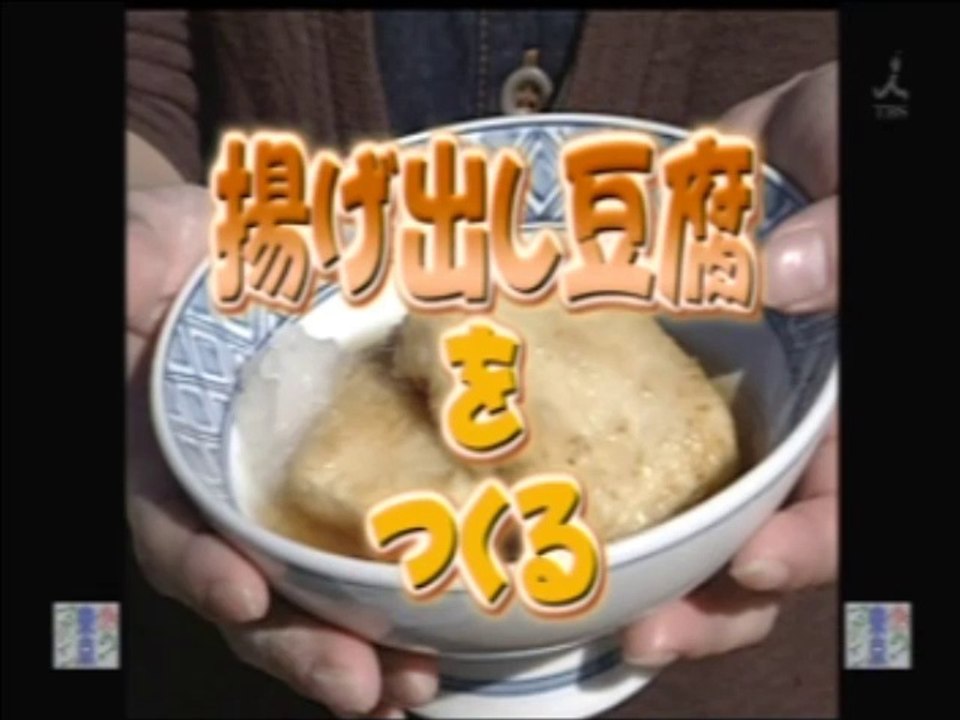 YT未公開　やってトライ　 揚げダシ豆腐をつくる　2008/12/07