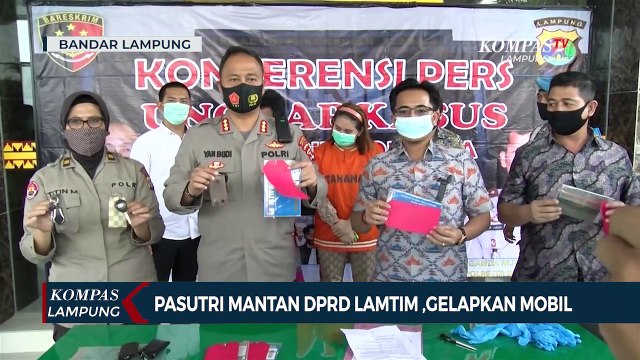 Gelapkan 5 Unit Mobil, Mantan Anggota DPRD Lampung Timur dan Istri Ditangkap Polisi