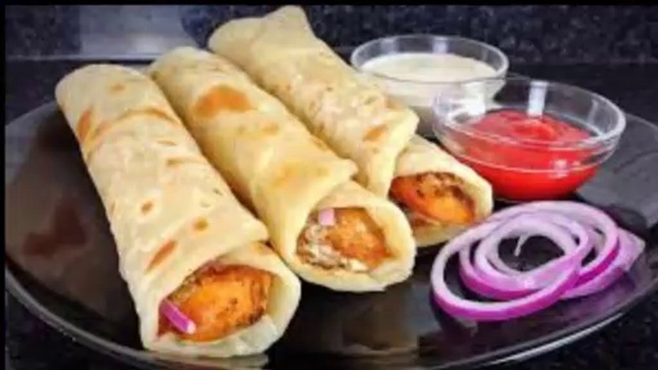 Chicken Paratha Roll Recipe|Kids Lunch Box Idea|Breakfast Recipe پراٹھا رول