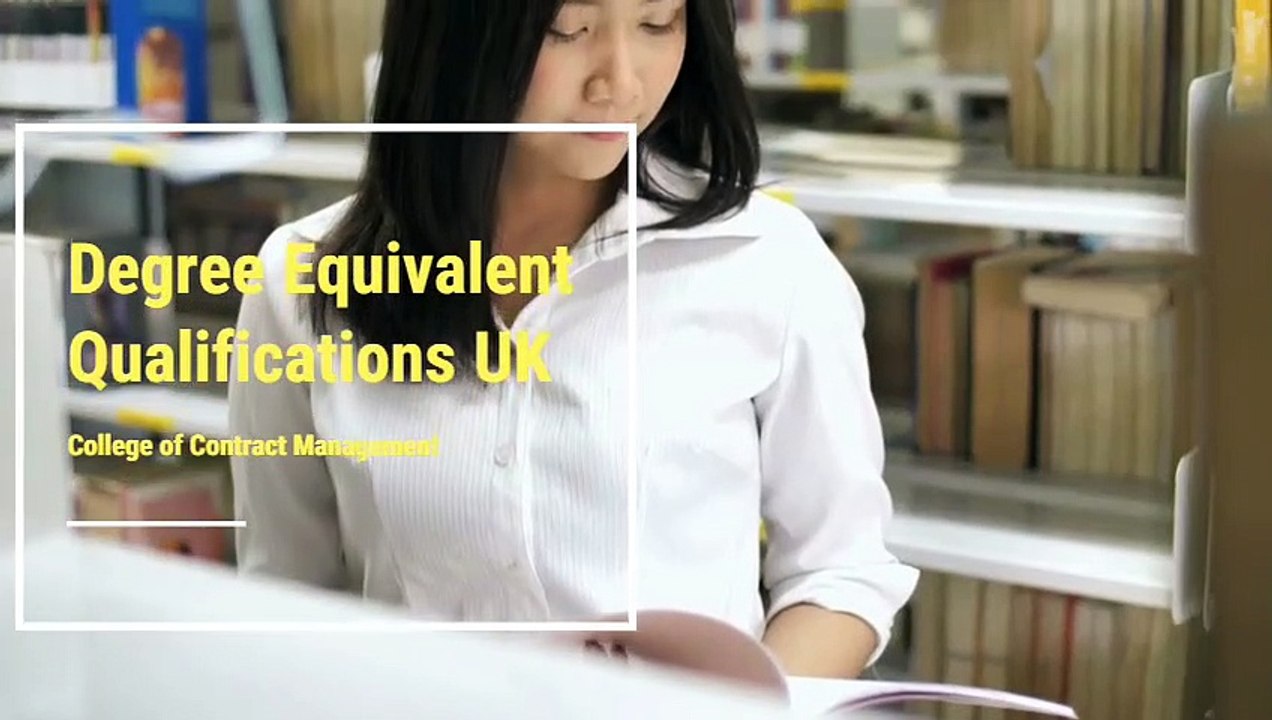 Degree Equivalent Qualifications UK