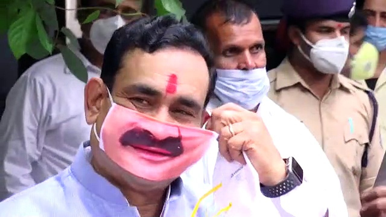 नरोत्तम मिश्रा का मास्क