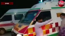 कानपुर राष्ट्रीय राजमार्ग पर बस और ट्रक में टक्कर, चालक की गयी जान