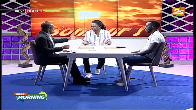 ABDOU KARIM DIAKHATE ET MALIKA DANS GOOD MORNING DU LUNDI 10 AOUT 2020 AVEC PAPE SIDY FALL