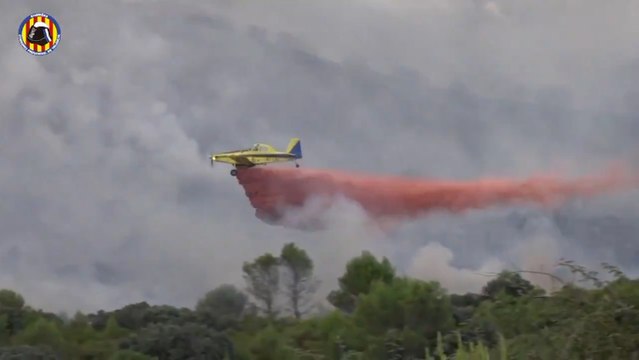 El incendio de la Vall de Gallinera está controlado