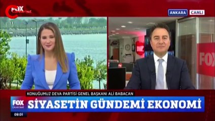 Babacan, Erdoğan'ın sözlerine canlı yayında anketlerle yanıt verdi!
