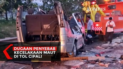 Dugaan Penyebab Kecelakaan Maut di Tol Cipali