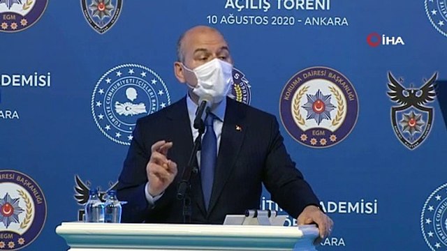 İçişleri Bakanı Süleyman Soylu, Koruma Eğitim Akademisi’nin açılış törenine katıldı