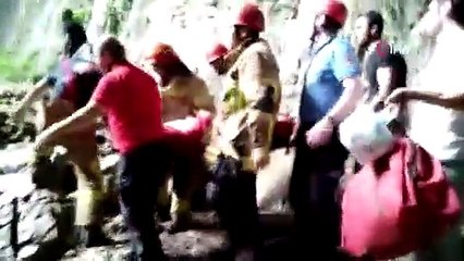 Mağarada nefes kesen kurtarma