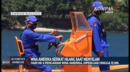 Hari Ke-4 Pencarian WNA Amerika, Diperluas Hingga 15 Mil