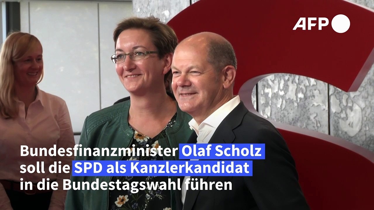 Scholz soll Kanzlerkandidat der SPD werden