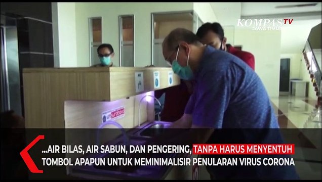 Alat Cuci Tangan Sensor Infra Merah Untuk Cegah Virus Corona