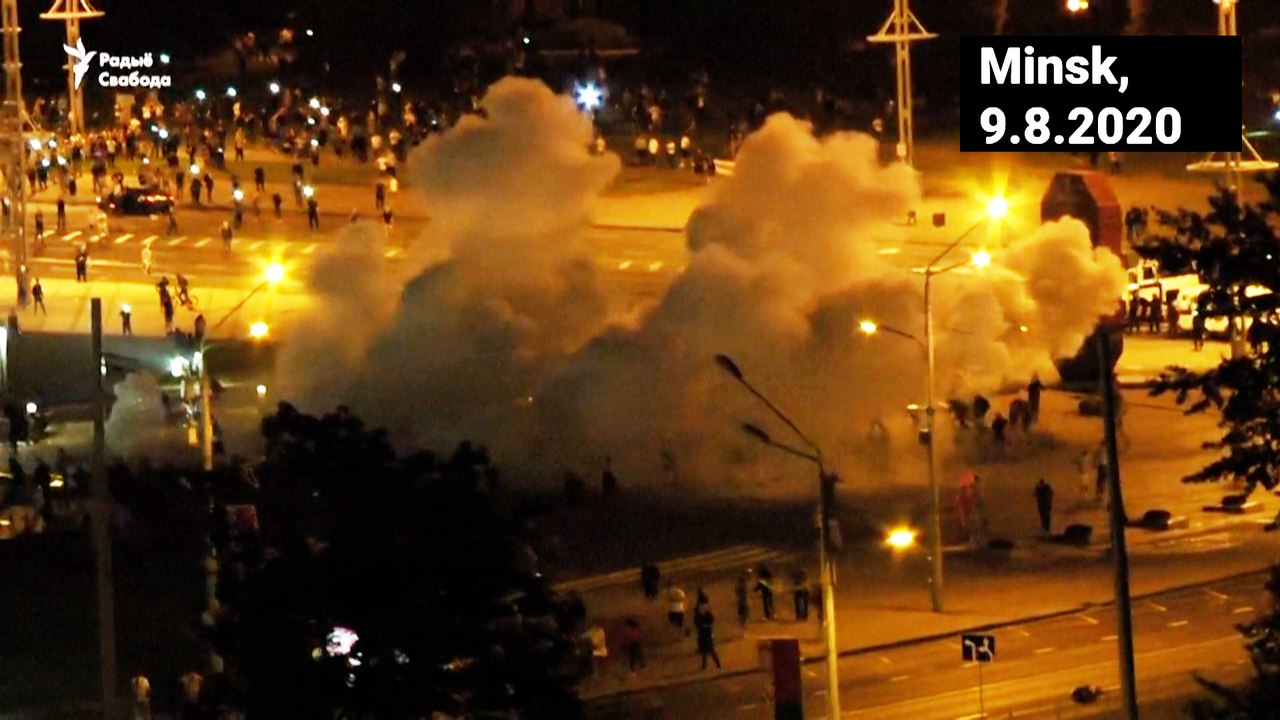 Demo gegen Wahlfälschung in Minsk