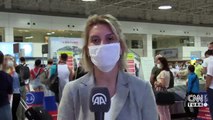 İlk Rus turist kafilesi 519 Rus Turist Antalya Havalimanı'na geldi | Video