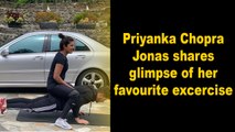 Priyanka Chopra Jonas shares glimpse of her favourite excercise