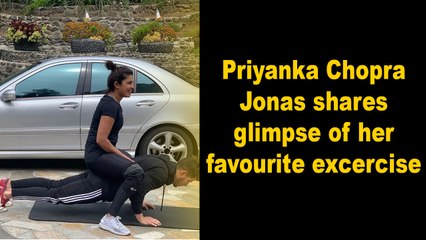 Priyanka Chopra Jonas shares glimpse of her favourite excercise