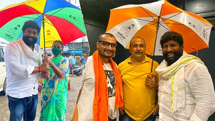 पप्पू यादव ने जरूरतमंद लोगो में किया छतरी वितरण