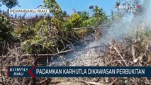 TNI Padamkan Karhutla Dikawasan Perbukitan