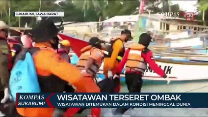Wisatawan Terseret Ombak Ditemukan
