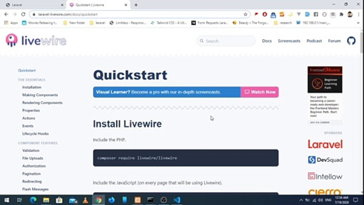 Laravel Livewire Beginner to Advance| Episode 1 | Installation and setup | Registering a Livewire Component | Pro Hypertext