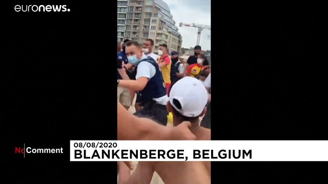 Βέλγιο: Άγριο ξύλο σε παραλία λόγω...κορονοϊού.