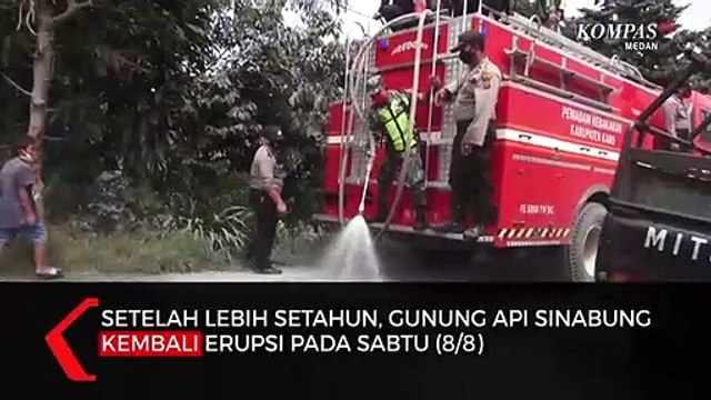 Ini Perlunya Bersihkan Abu Vulkanik Sisa Erupsi Gunung Sinabung