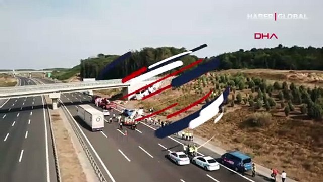 İstanbul'da 5 kişinin hayatını kaybettiği otobüs kazasında ilk rapor; Köprünün yanındaki yükseltiye çıkmak istedi