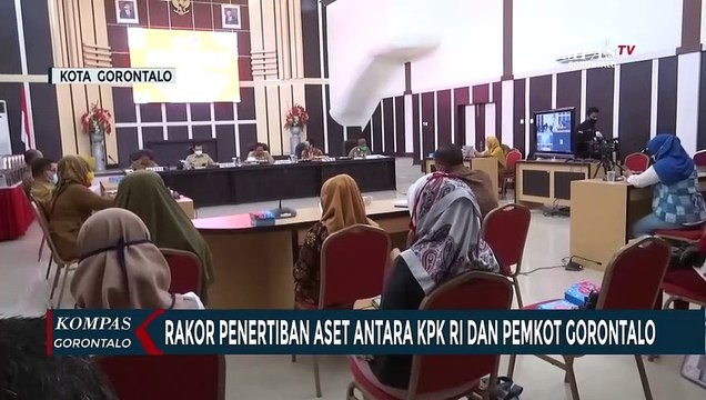 Rakor Penertiban Aset Antara KPK RI dan Pemkot Gorontalo