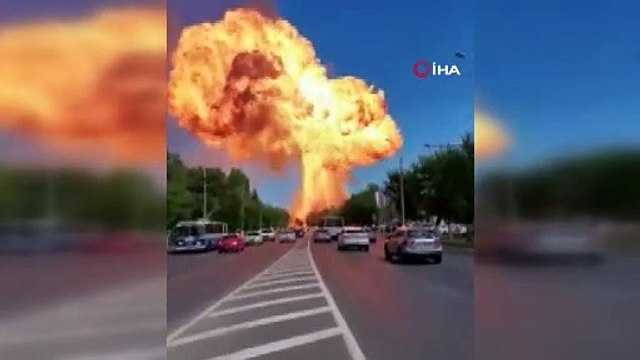 Benzin istasyonunda LPG tankı patladı, 4 kişi ağır yaralandı