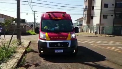Motociclista é socorrido na região do Bairro Fag