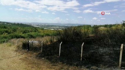 5 dönümlük ormanlık alanda çıkan yangın söndürüldü