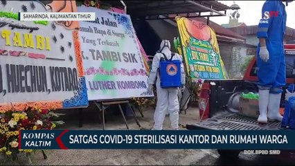 Satgas Covid-19 Sterilisasi Kantor Dan Rumah Warga