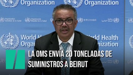La OMS envía 20 toneladas de ayuda médica a Líbano