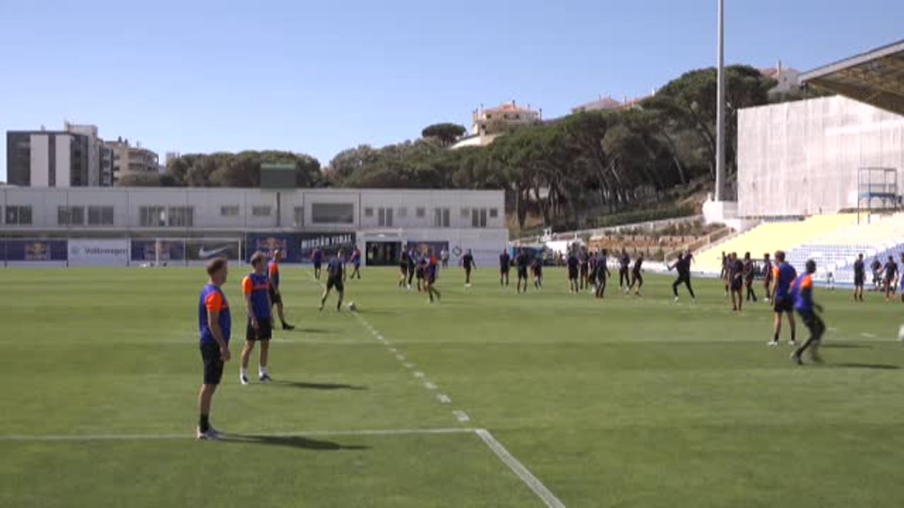 El Leipzig sigue preparando en Lisboa el choque de Champions ante el Atlético