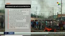 Asesinan a dos indígenas durante protesta contra petrolera en Perú