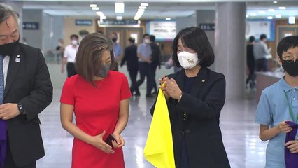 윤미향, 국회에서 '위안부 기림일' 전시회 개최 / YTN