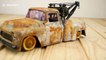 1955 Chevrolet tow truck toy restored in ASMR video