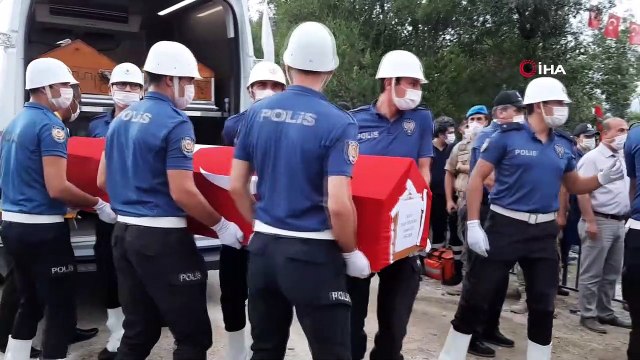 Şehit polis memuru Osman Gül Andırın'da toprağa verildi