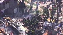 Una gran explosión de gas en Baltimore derrumba tres edificios residenciales y mata a una persona