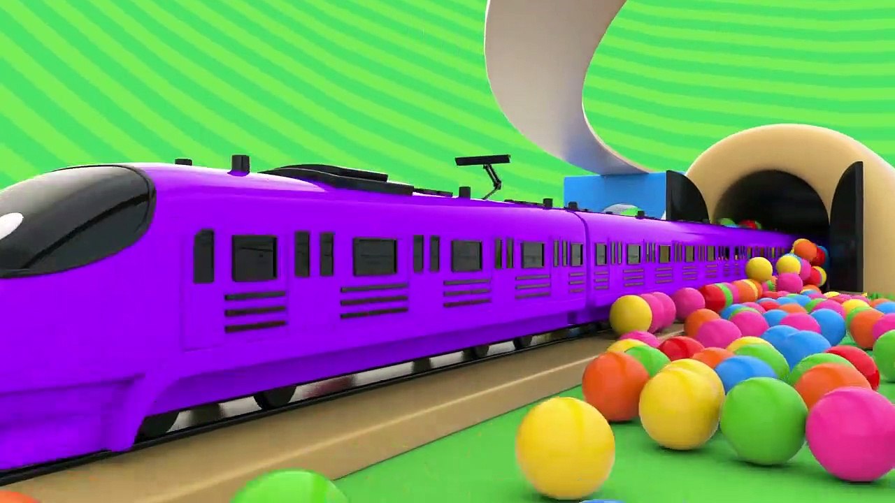Learn Colors with Preschool Toy Train and Color Balls - Toy cars for ...