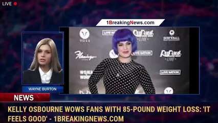 Kelly Osbourne wows fans with 85-pound weight loss: 'It feels good' - 1BreakingNews.com