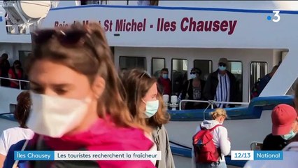 Îles Chausey :  les touristes recherchent la fraîcheur